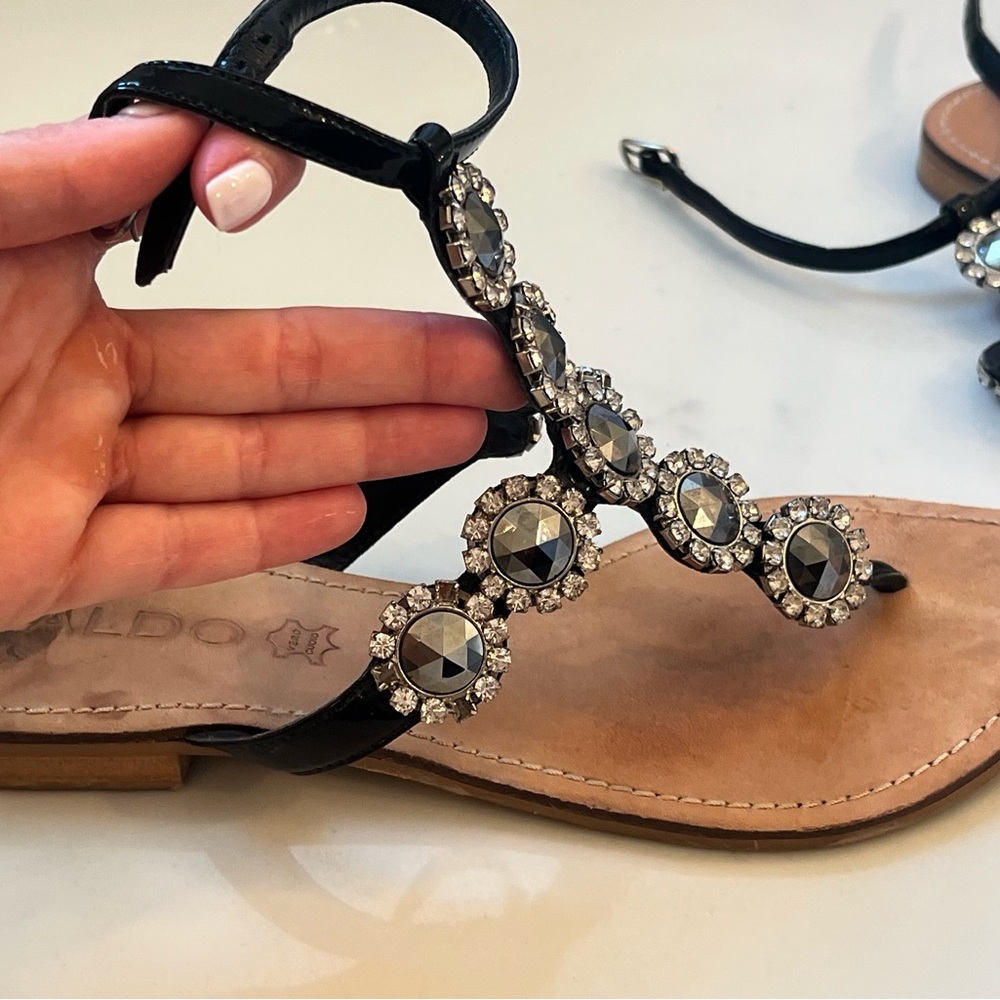 Aldo rhinestone sandals